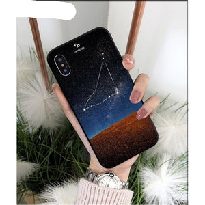 De-Stress Debt Zodiac Signs Constellation Soft Phone Case for iPhone 5 5Sx 6 7 7plus 8 8Plus X XS MAX XR 11 11pro max