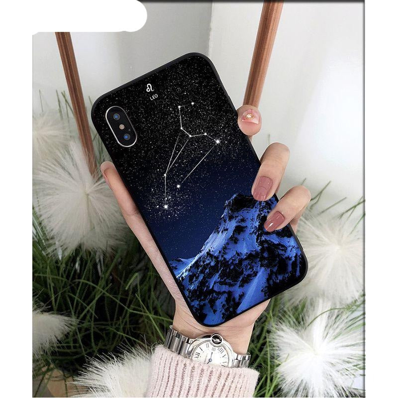 De-Stress Debt Zodiac Signs Constellation Soft Phone Case for iPhone 5 5Sx 6 7 7plus 8 8Plus X XS MAX XR 11 11pro max