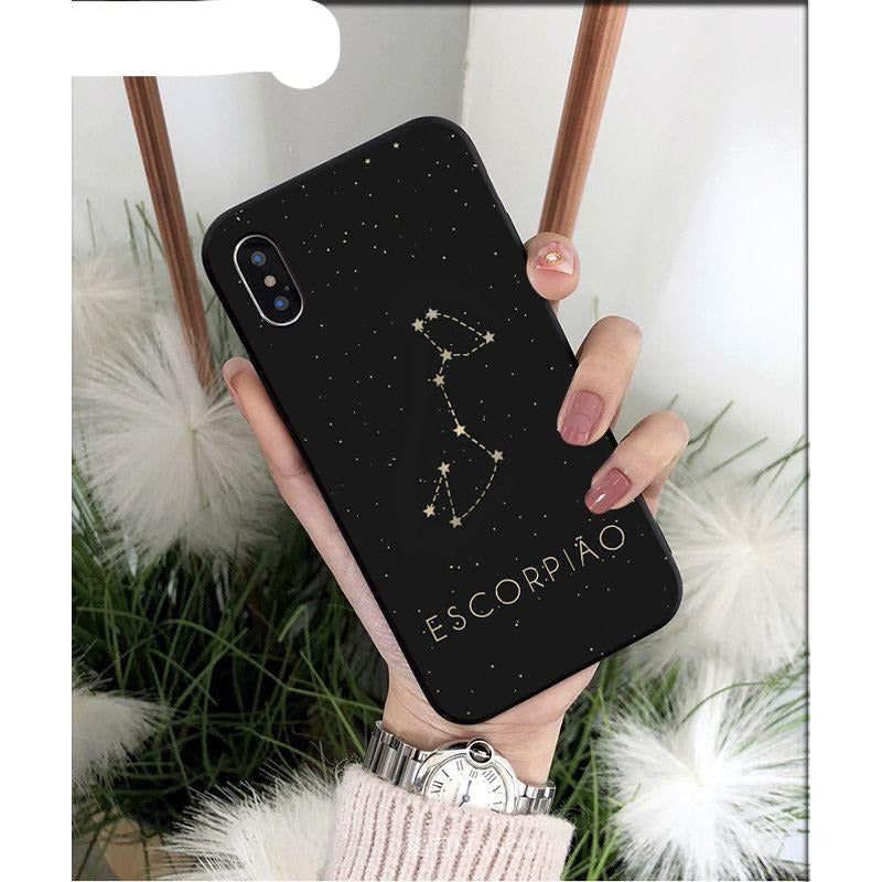 De-Stress Debt Zodiac Signs Constellation Soft Phone Case for iPhone 5 5Sx 6 7 7plus 8 8Plus X XS MAX XR 11 11pro max