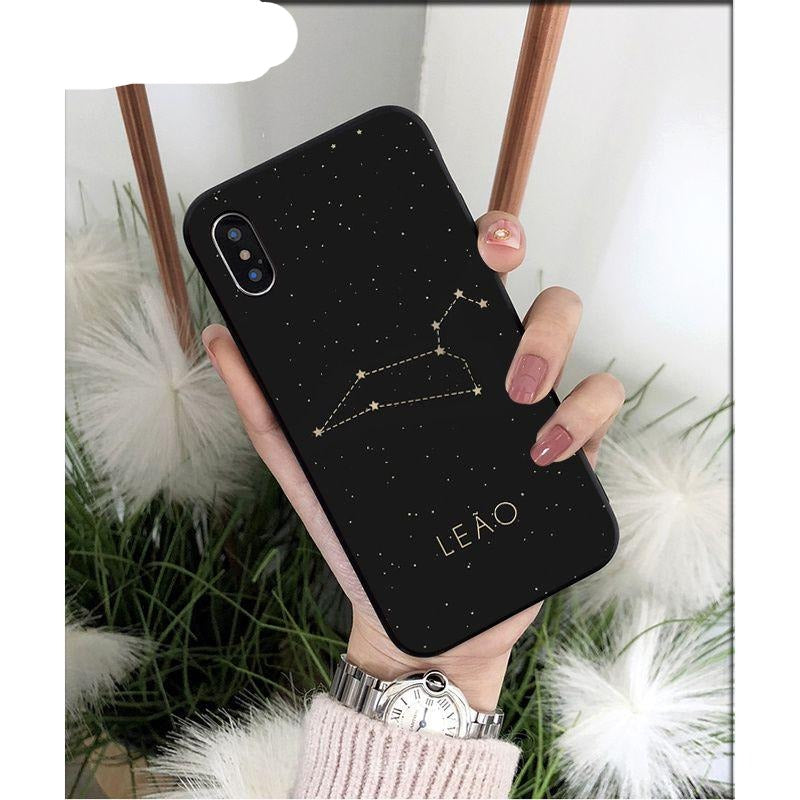 De-Stress Debt Zodiac Signs Constellation Soft Phone Case for iPhone 5 5Sx 6 7 7plus 8 8Plus X XS MAX XR 11 11pro max